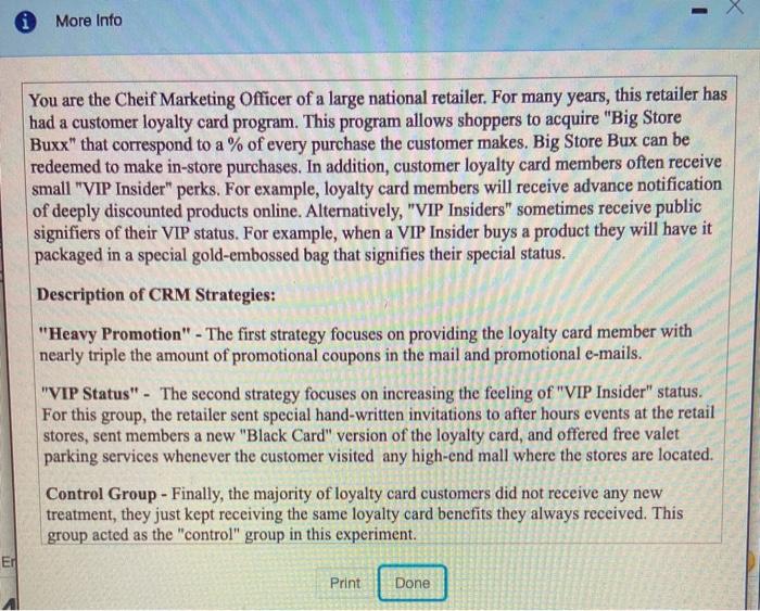 Mini Case: Using a CRM System to Assess Marketing