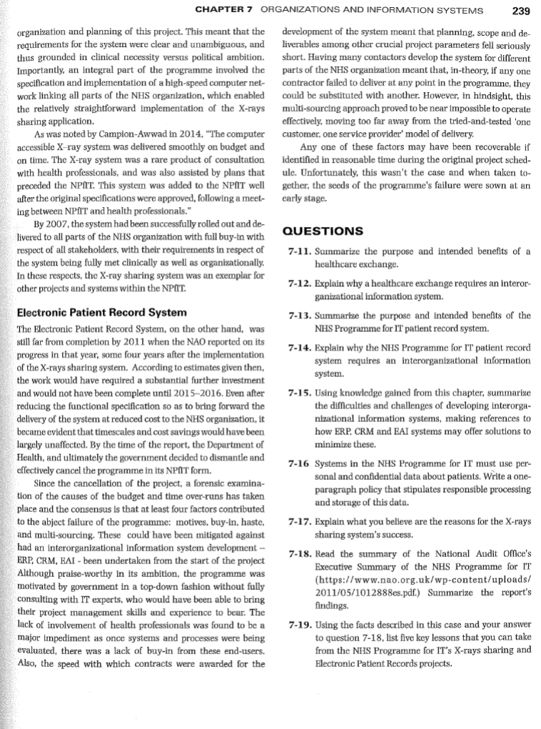 answer the question 7-14 about 500 words CHAPTER