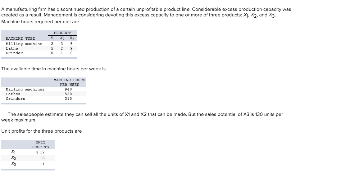 a) Set up the equations that can be solved to
