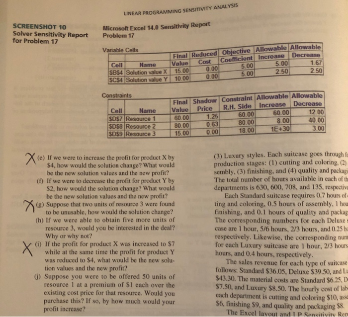 l need help, problem 17 question ( c, e, g, i)