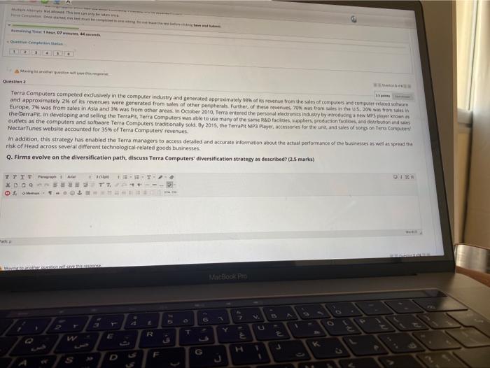 questiona Terra Computers competed exclusively in