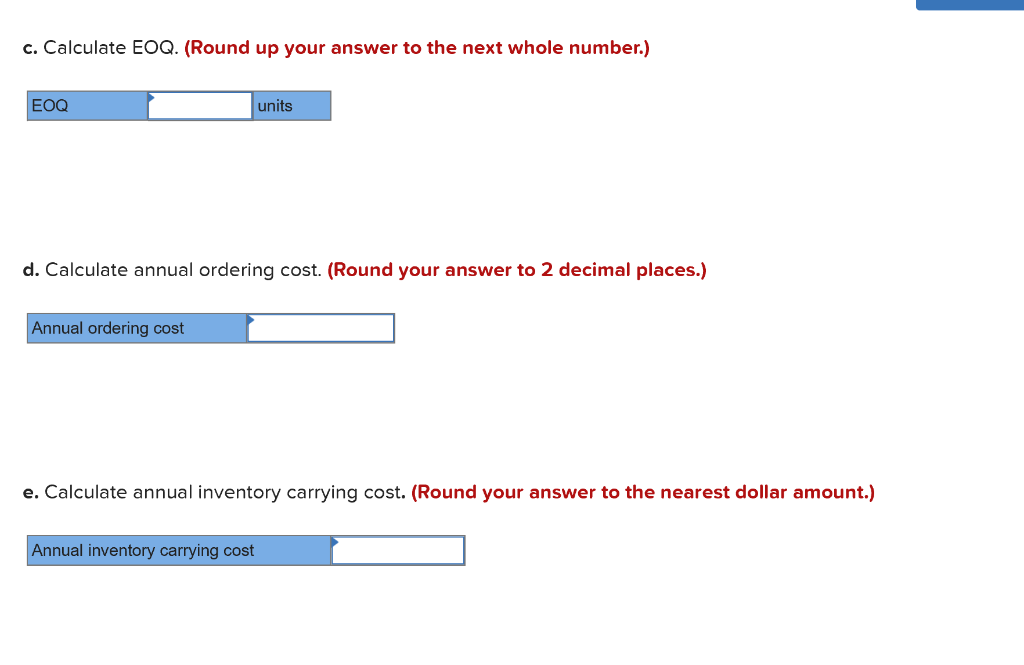 Check my work A sporting goods company has a