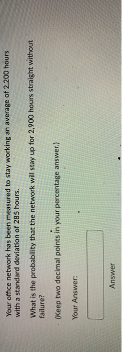 Your office network has been measured to stay