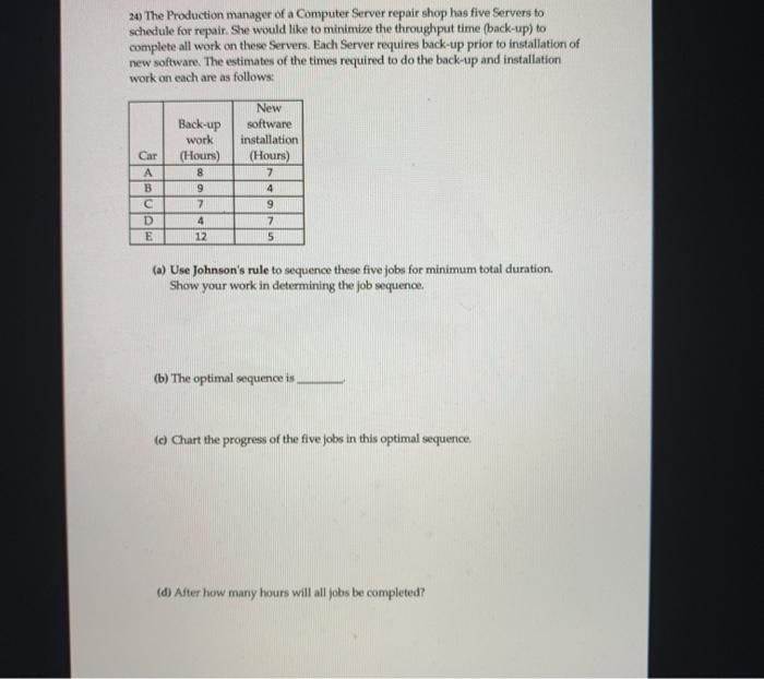 PLEASE TYPE OUT ANSWER- answer all parts clearly