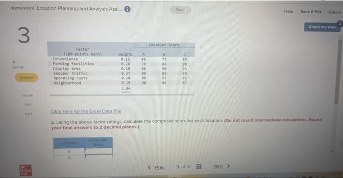 Homework: Location Planning and Analysis Assi....