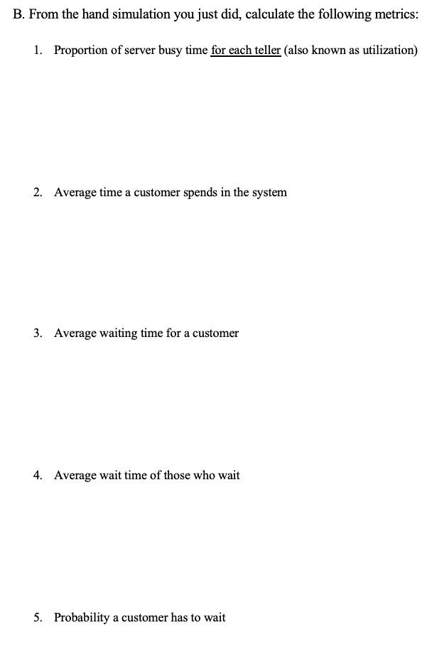 A. Consider a system with two servers in parallel