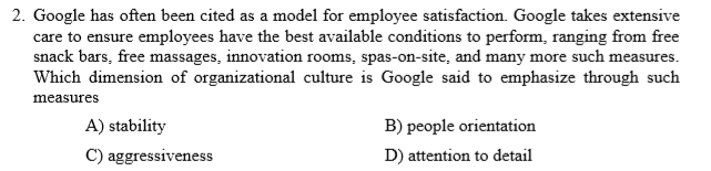 2. Google has often been cited as a model for