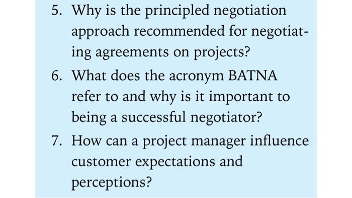 1. Why do firms outsource project work? 2. How