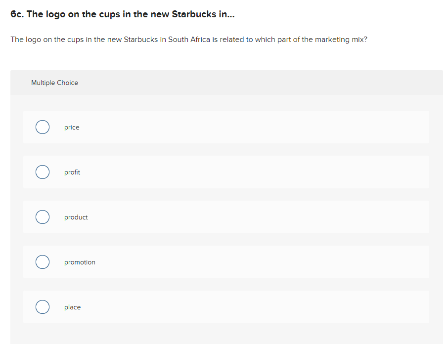 ! Required information 6. CLEAN: Starbucks Opens