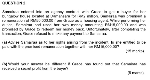 please answer Question 2 only. Please explain and