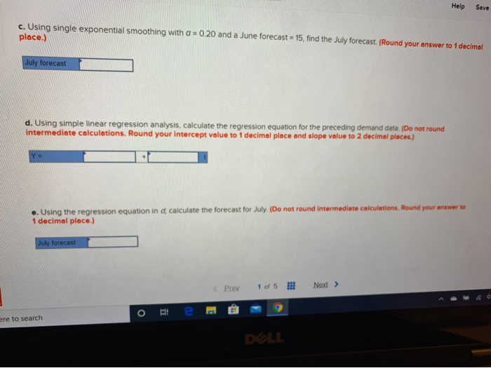 Saved Historical demand for a product is DEMAND