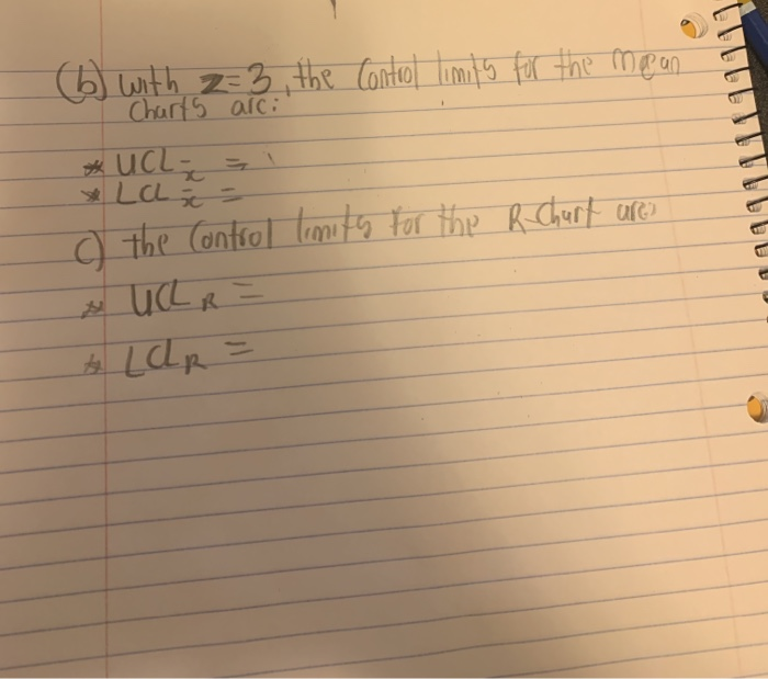 Definition Mean Factor, Upper Range, Lower Range,