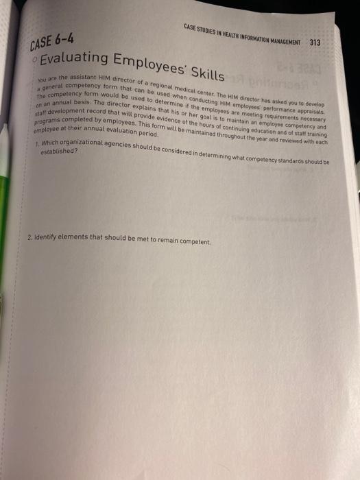 CASE STUDIES IM WEALTH INFORMATION MANAGEMENT 313