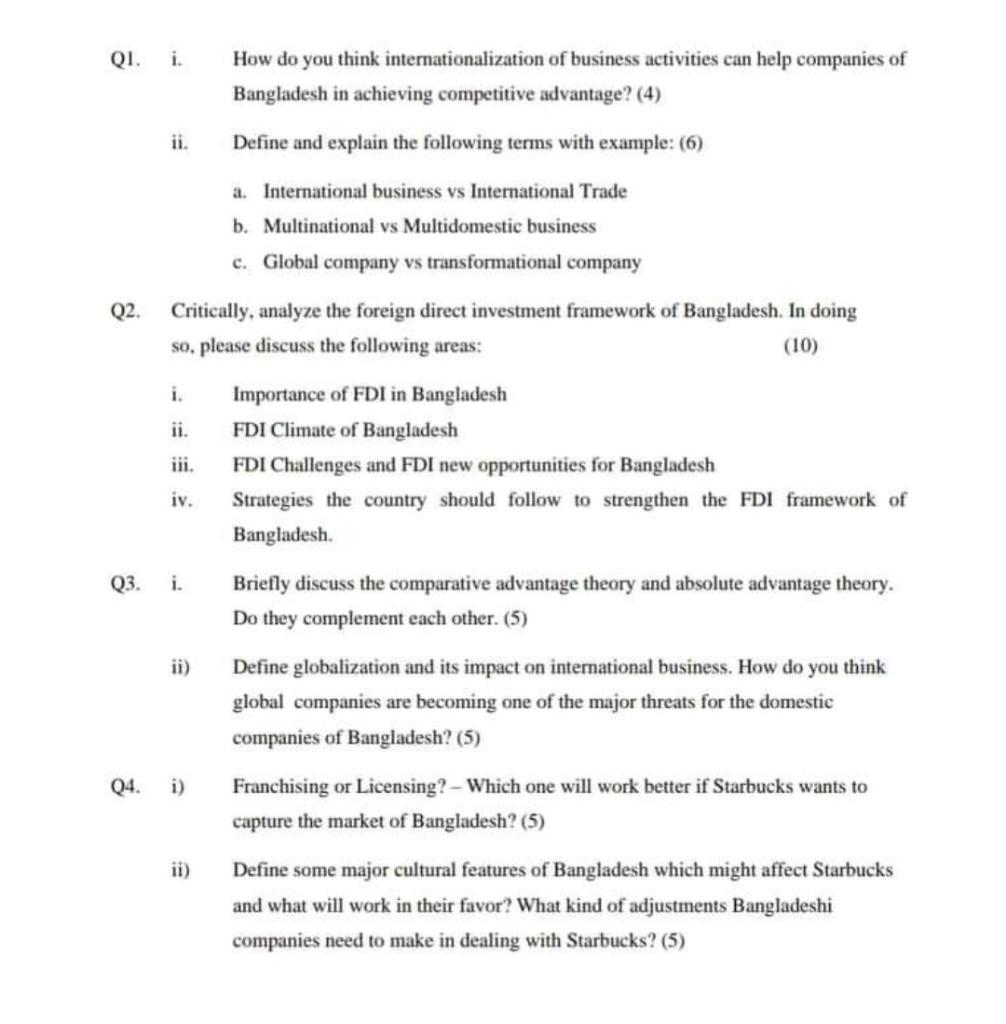 solve Q1 & Q2 Q1. i. How do you think