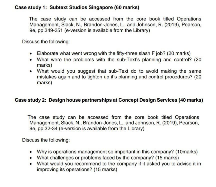 above this is all question i.e. case study this