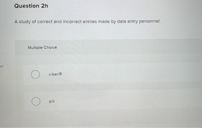 Which control chart would be most appropriate?