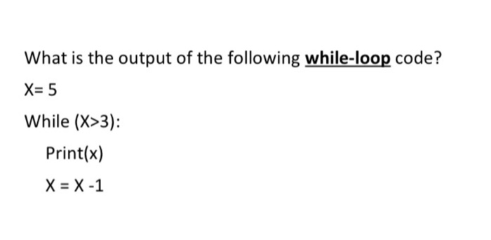 python program What is the output of the