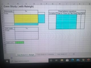 I need this question solved with excel
