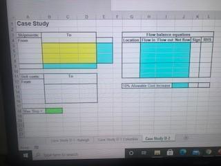 I need this question solved with excel