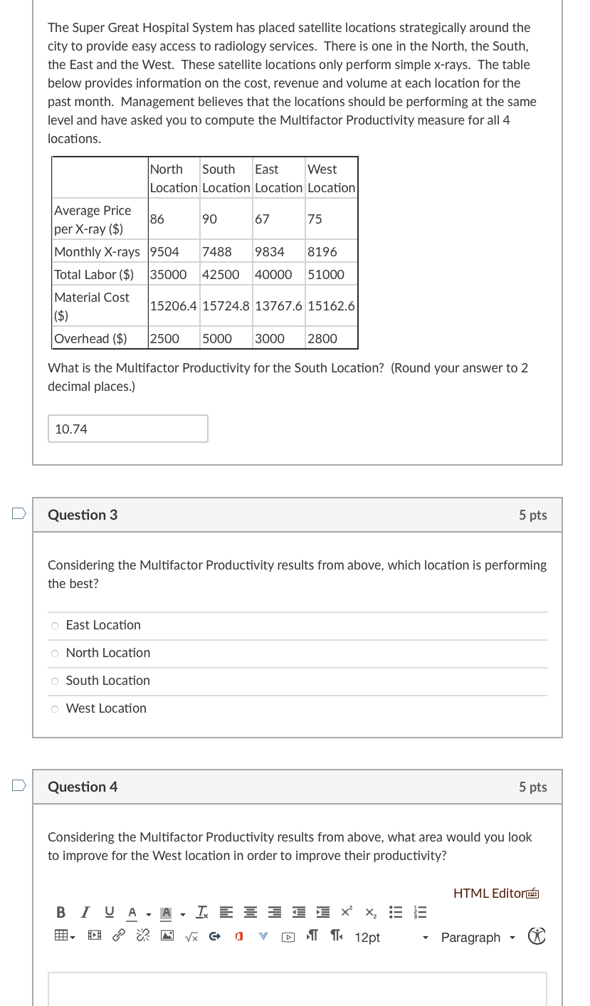 The Super Great Hospital System has placed
