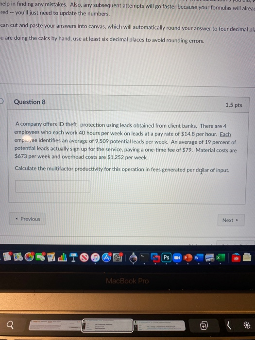 help in finding any mistakes. Also, any