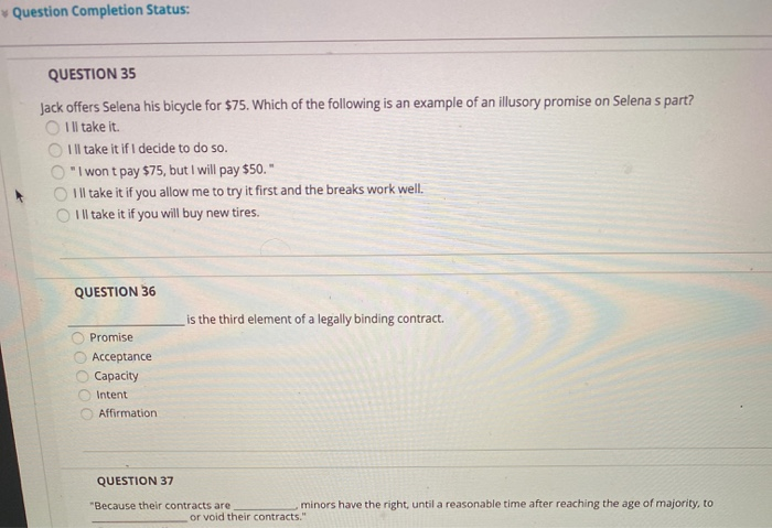 Question Completion Status: QUESTION 35 Jack