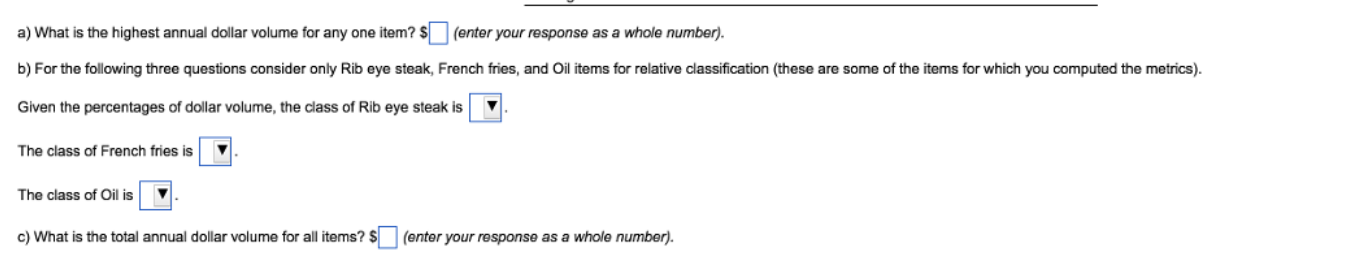 # Ordered per Cost/Case Week ($) Annual Dollar