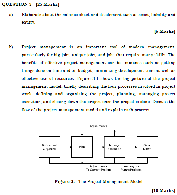 QUESTION 3 [25 Marks] a) Elaborate about the