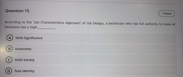 Question 11 1 Point A customer service team