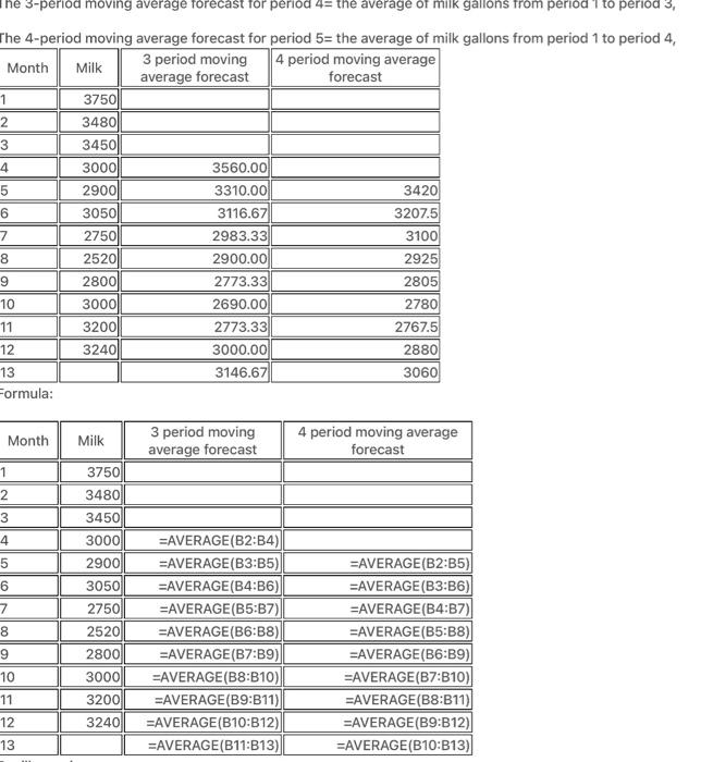 1- what moving average or exponential smoothing