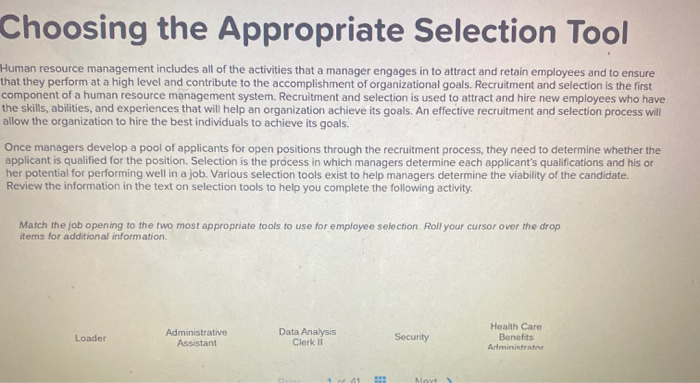 Choosing the Appropriate Selection Tool Human