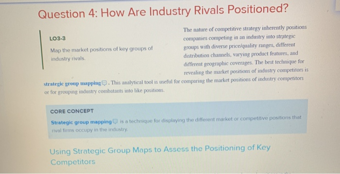 2. Based on the strategic group map in Concepts &