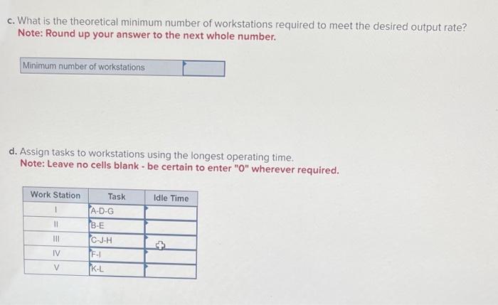 An assembly line is to be designed to operate 5