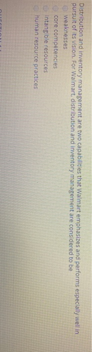 Distribution and inventory management are two