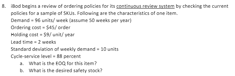 ***** Please answer question showing all work and