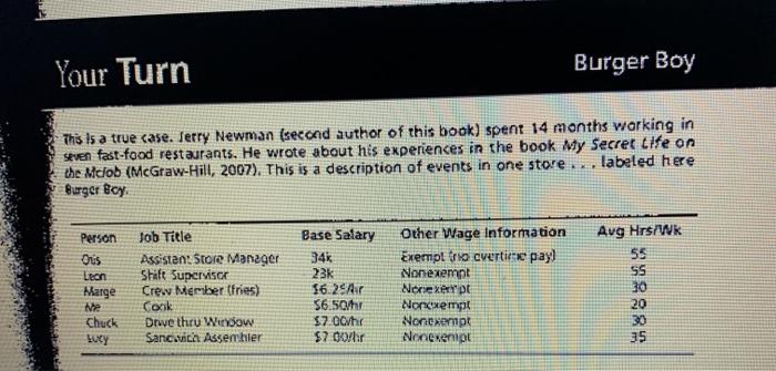 Read thr following scenario and answer the