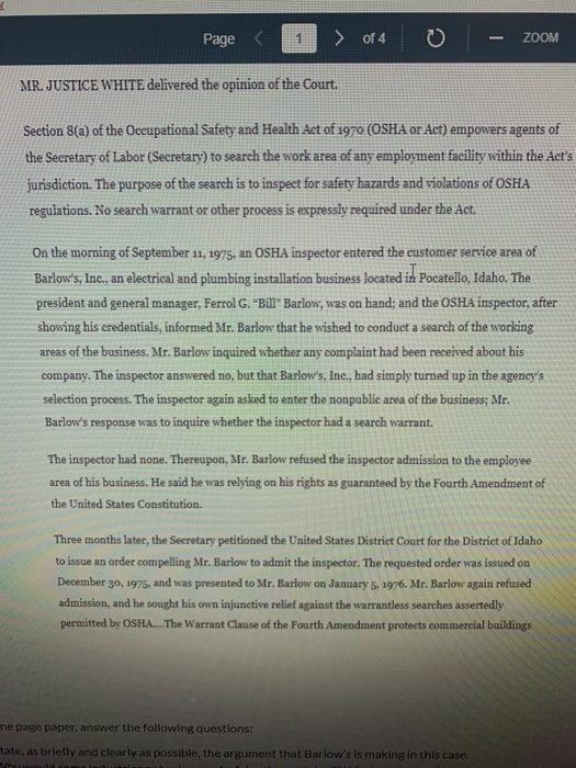 For this assignment, please read the following