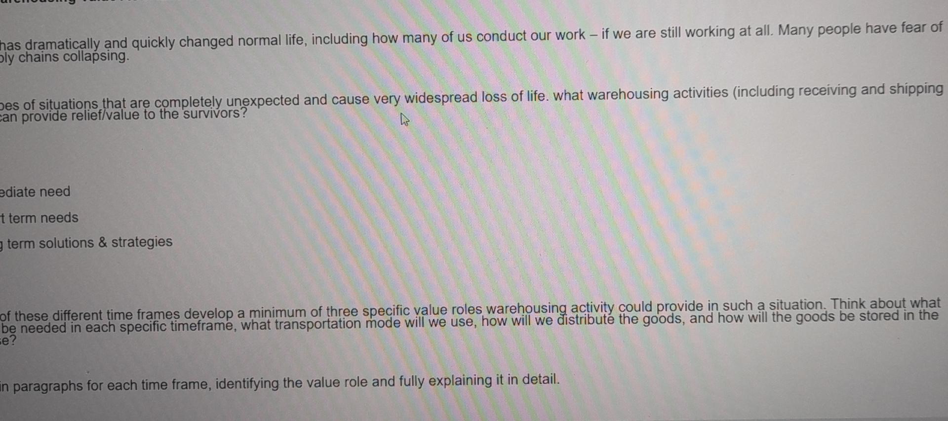 has dramatically and quickly changed normal life,