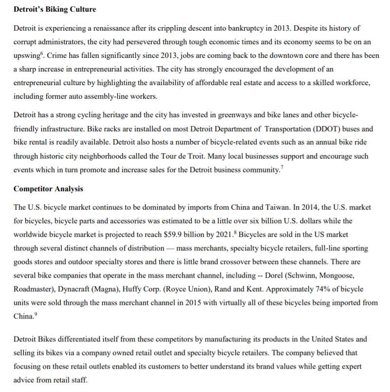 DETROIT BIKES In 2011 Zak Pashak moved to