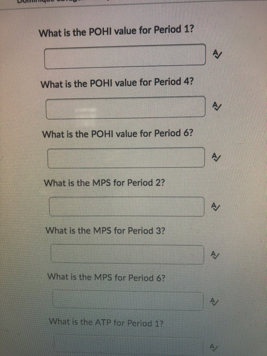 Ulu What is the POHI value for Period 1? What is