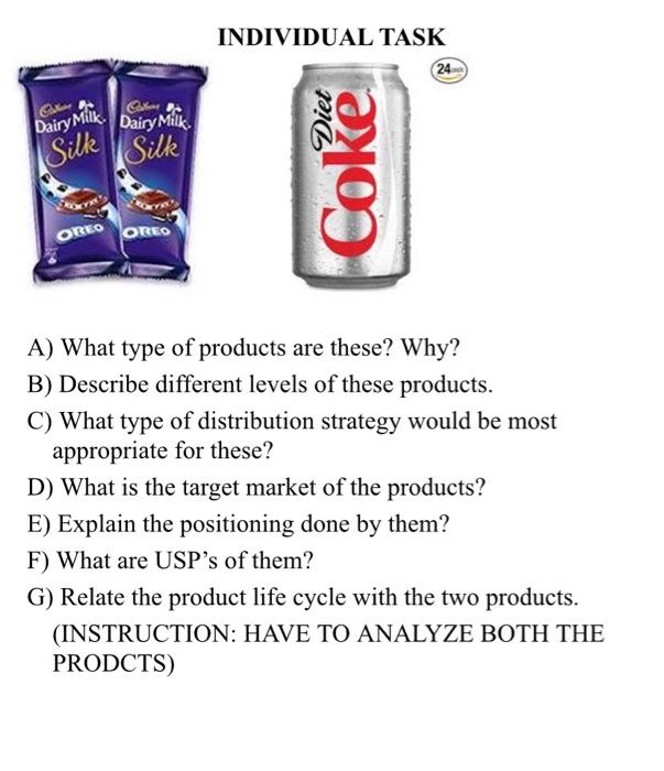 please answer them INDIVIDUAL TASK 24 ter Dairy