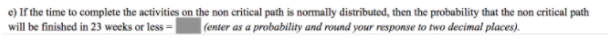 Please answer D and E. a) Based on the activity