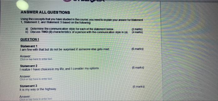 can u help me ANSWER ALL QUESTIONS Using the