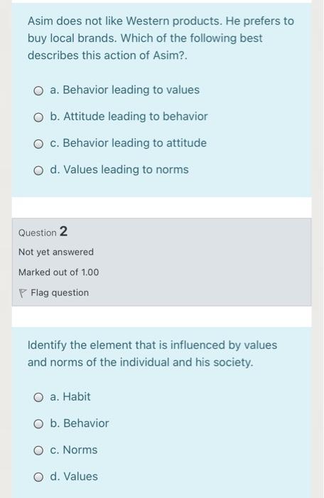 I want to answer quickly without explanation Asim