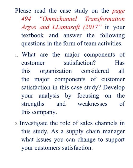 only do question number 2 Please read the case