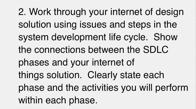 This assignment is designed to develop your