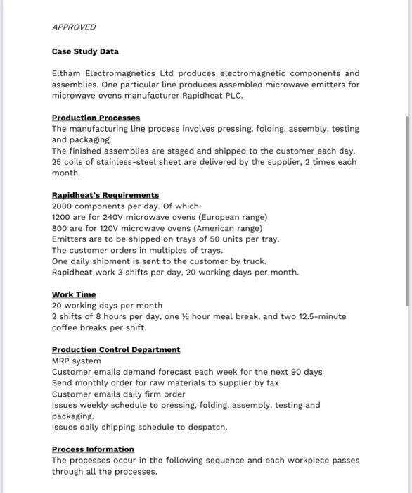 PART A Q1. (a) Why is Value Stream Mapping an