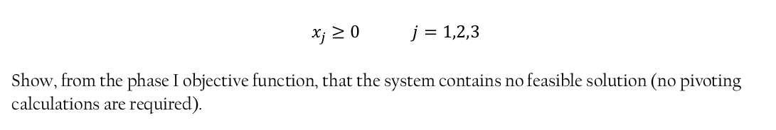 a) Set up a linear program that will determine a
