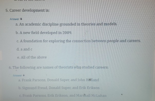 1. To prepare for my future, I should expect the