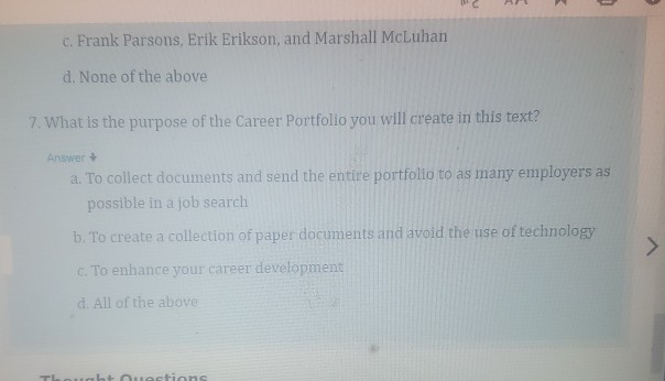 1. To prepare for my future, I should expect the